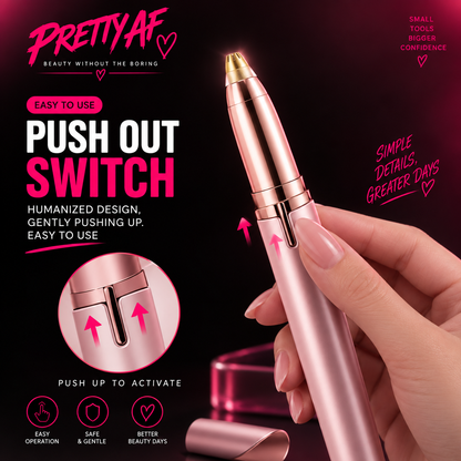 Pretty AF - The Brow & Lash Duo |Precision Trimmer + Heated Lash Curler